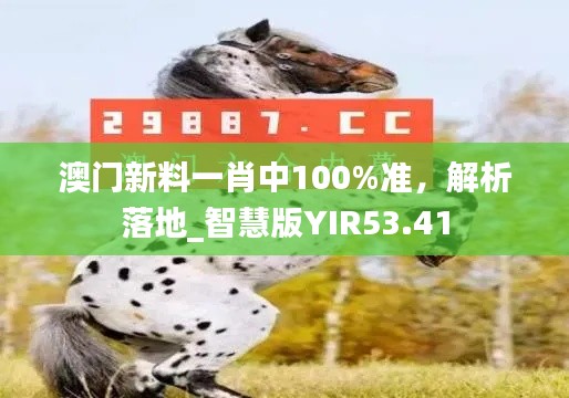 澳門新料一肖中100%準，解析落地_智慧版YIR53.41