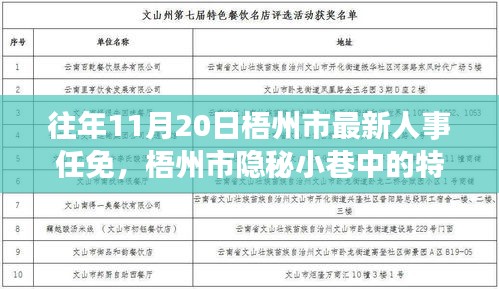 梧州市人事任免與隱秘小巷的特色小店，人事變遷背后的驚喜邂逅之旅