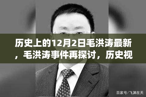 歷史視角下的毛洪濤事件深度解讀與反思，最新探討