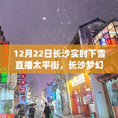 長沙夢幻飄雪日，太平街實(shí)時(shí)下雪直播絕美呈現(xiàn)