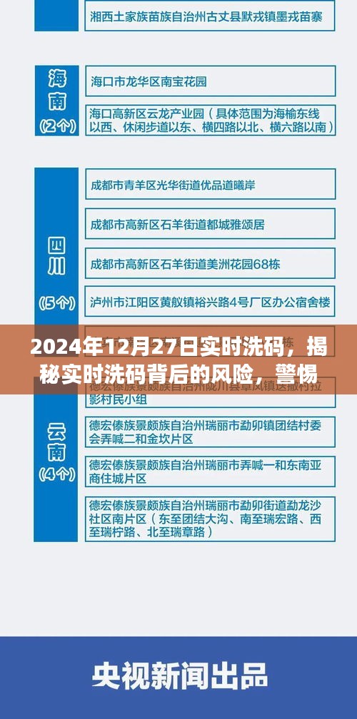 揭秘實(shí)時(shí)洗碼背后的風(fēng)險(xiǎn)，警惕違法犯罪行為（實(shí)時(shí)洗碼資訊，日期，2024年12月27日）