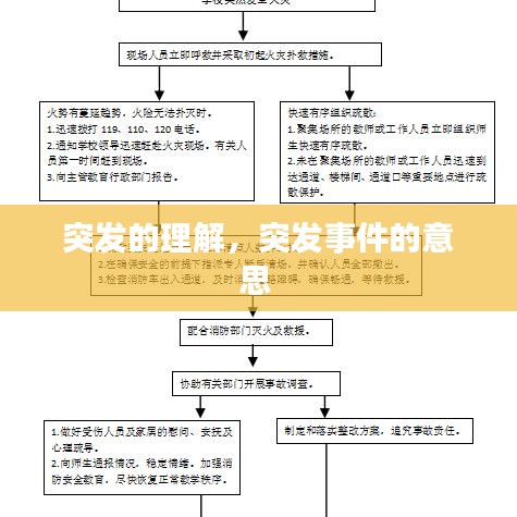 突發(fā)的理解，突發(fā)事件的意思 