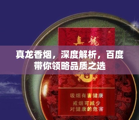 真龍香煙，深度解析，百度帶你領(lǐng)略品質(zhì)之選