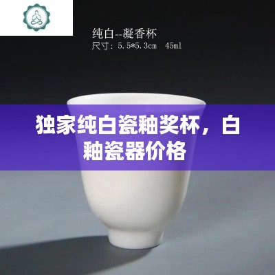 獨(dú)家純白瓷釉獎(jiǎng)杯，白釉瓷器價(jià)格 