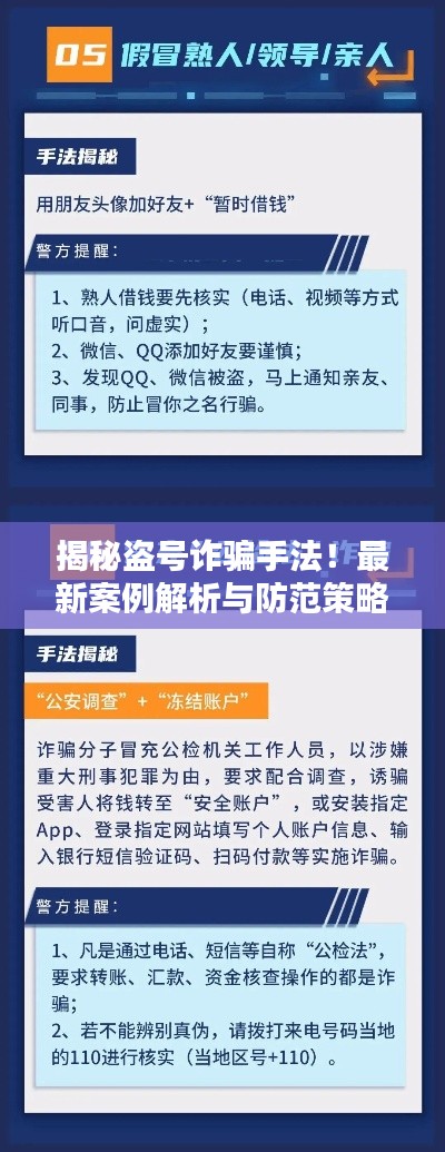 揭秘盜號詐騙手法！最新案例解析與防范策略全攻略